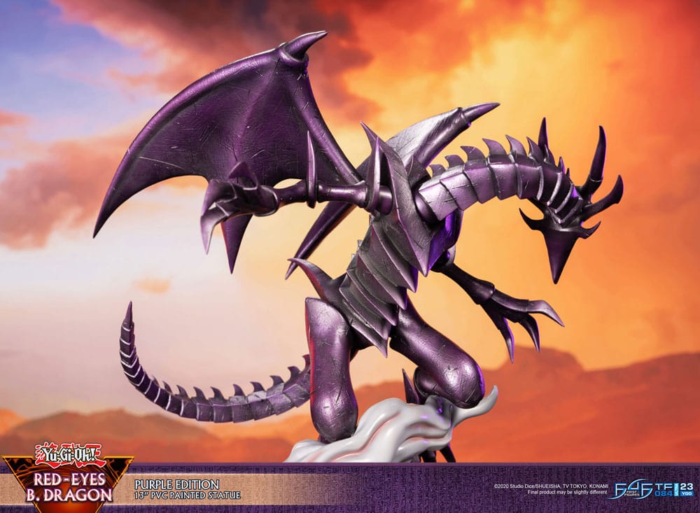 Yu-Gi-Oh! PVC Statue Red-Eyes B. Dragon Purple Color 33 cm