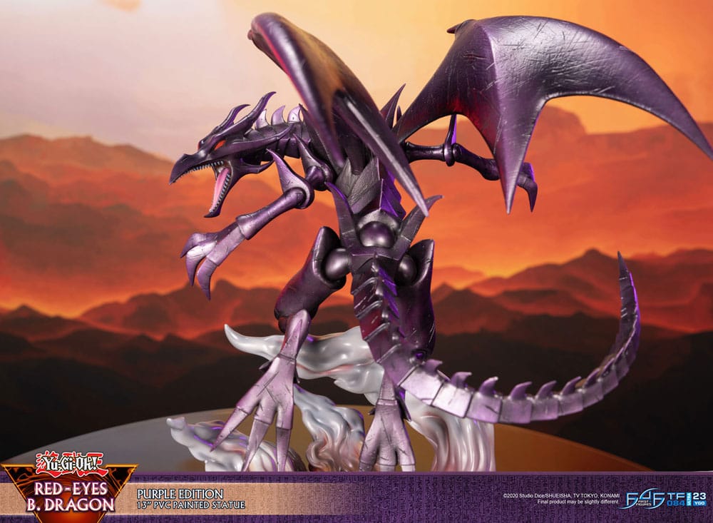 Yu-Gi-Oh! PVC Statue Red-Eyes B. Dragon Purple Color 33 cm