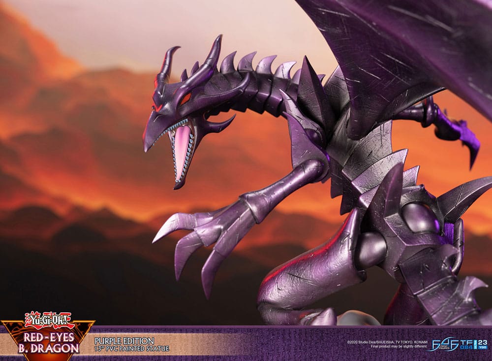 Yu-Gi-Oh! PVC Statue Red-Eyes B. Dragon Purple Color 33 cm