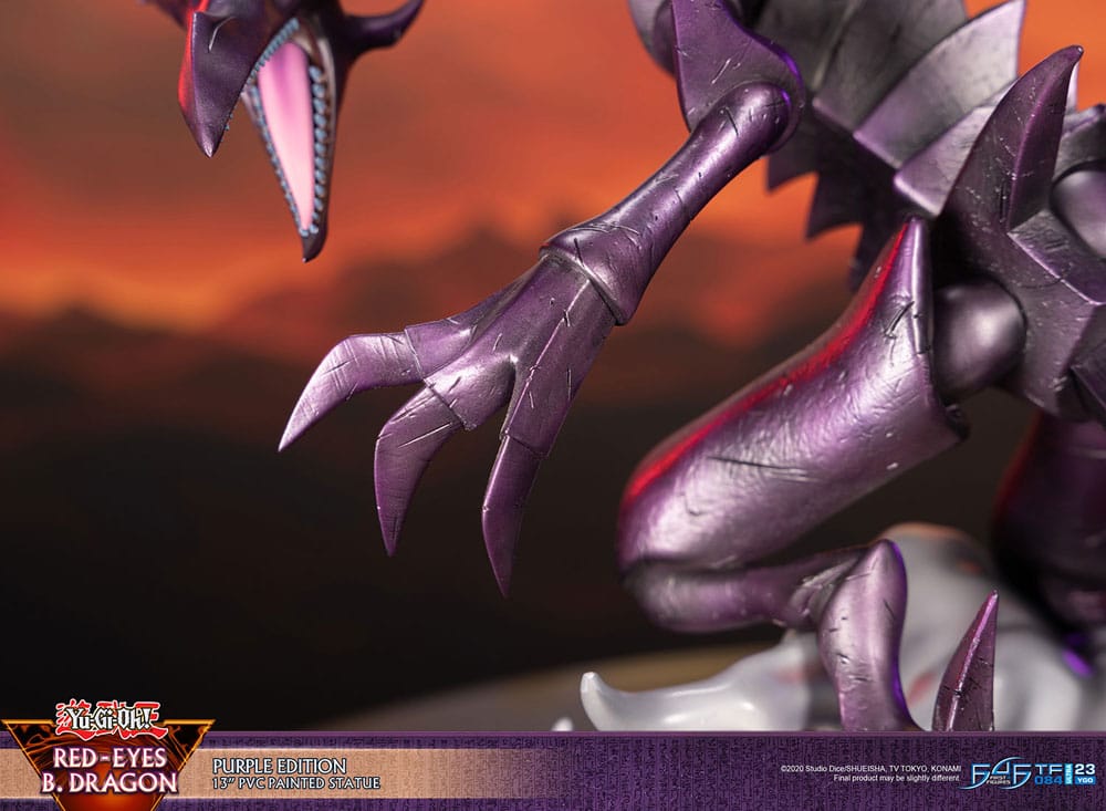 Yu-Gi-Oh! PVC Statue Red-Eyes B. Dragon Purple Color 33 cm