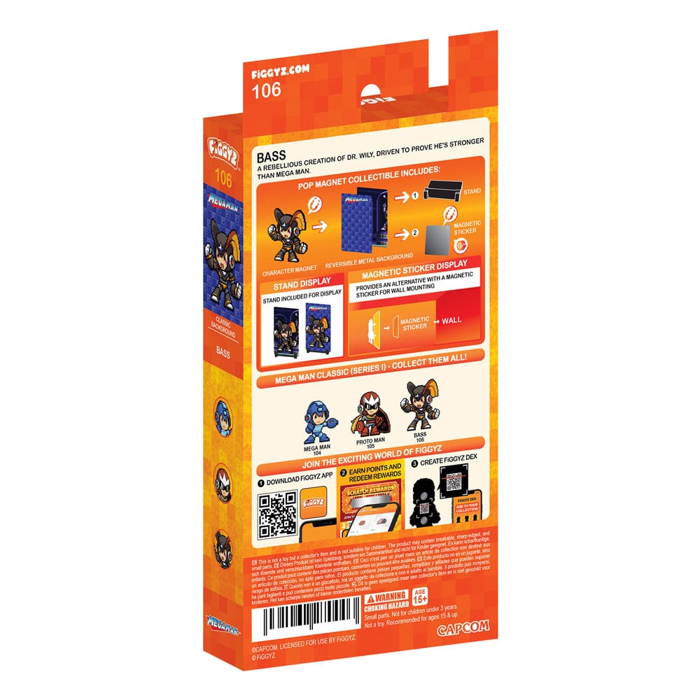 Mega Man FiGGYZ Magnet Collectible Bass 11 cm
