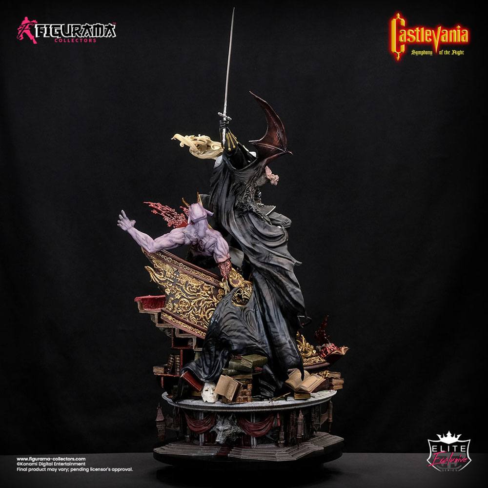 Castlevania: Symphony of the Night Elite Exclusive Statue 1/6 Alucard &amp; Richter Belmont 91 cm
