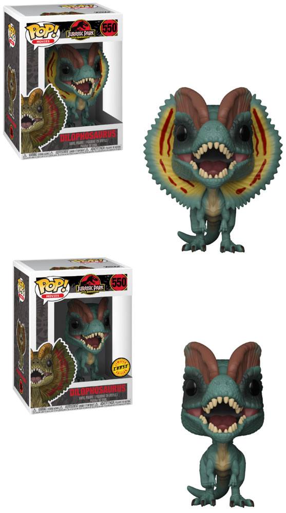 Jurassic Park POP! Movies Vinyl Figures 9 cm Dilophosaurus Assortment (6)