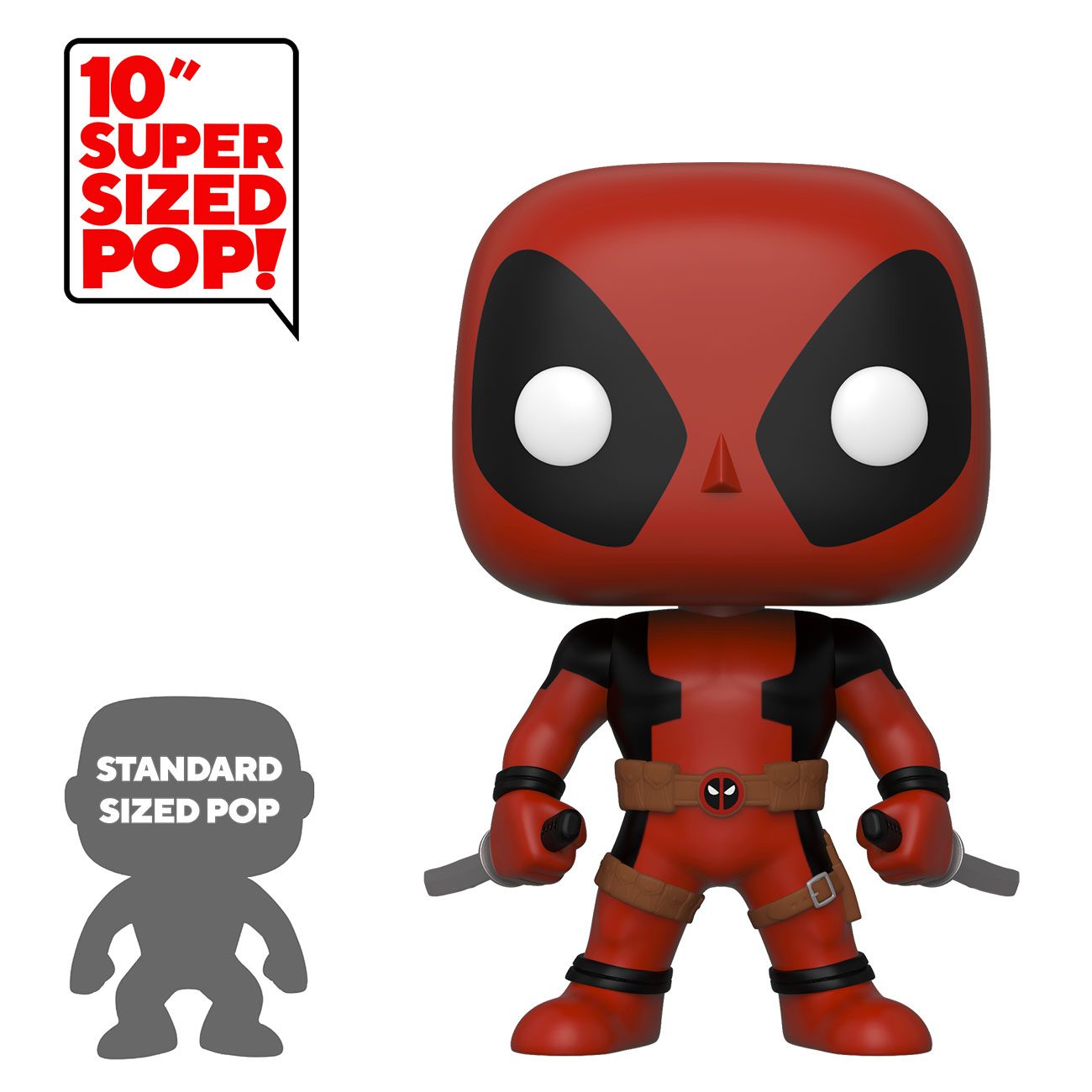 Deadpool Super Sized POP! Vinyl Figure Two Sword Red Deadpool 25 cm