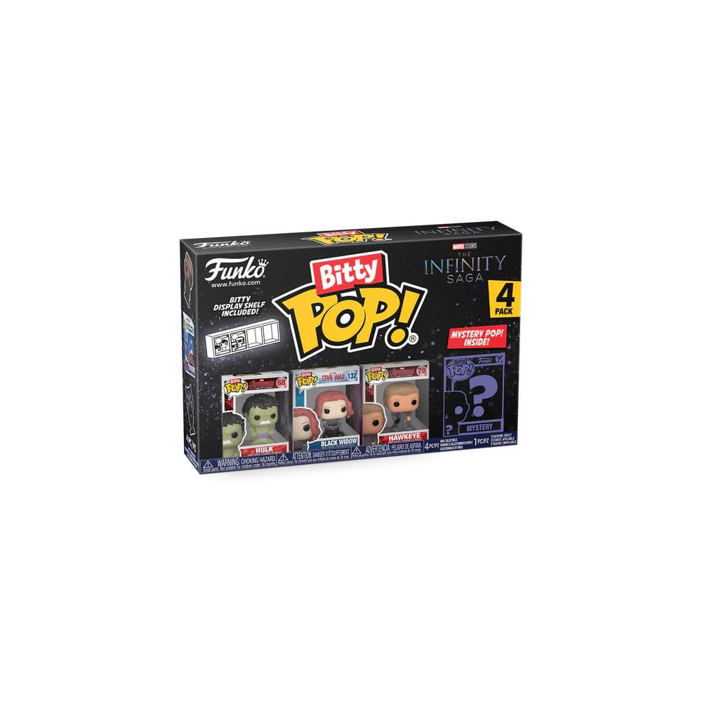 Marvel Bitty POP! Vinyl Figure 4-Pack Hulk 2.5 cm