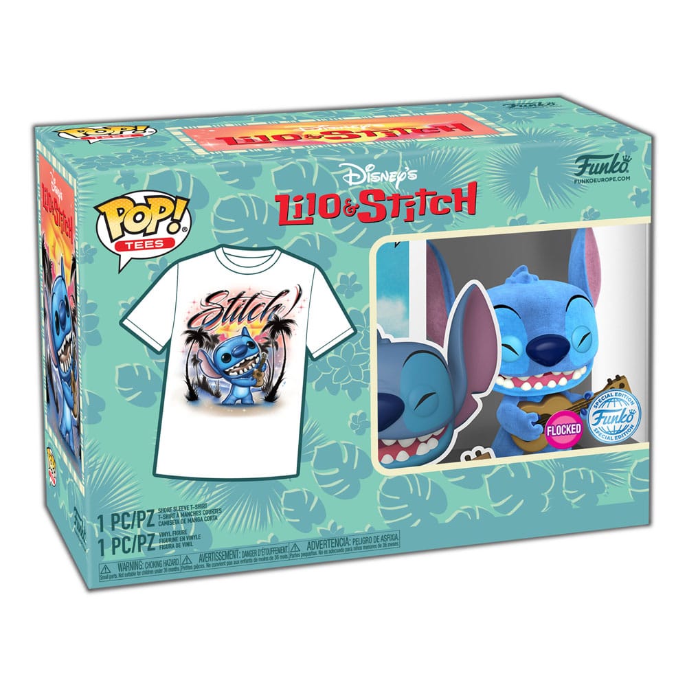 Lilo & Stitch POP! & Tee Box Ukelele Stitch (FL) Size L