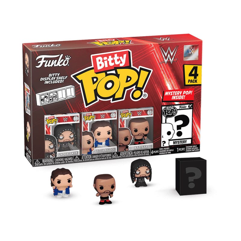 WWE Bitty POP! Vinyl Figure 4-Pack The Undertaker 2,5 cm