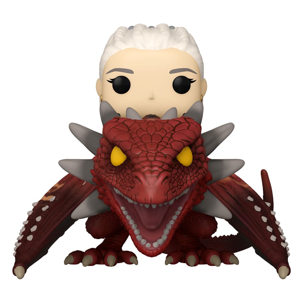 House of the Dragon POP! Rides Deluxe Vinyl Rhaenys Targaryen with Meleys 9 cm