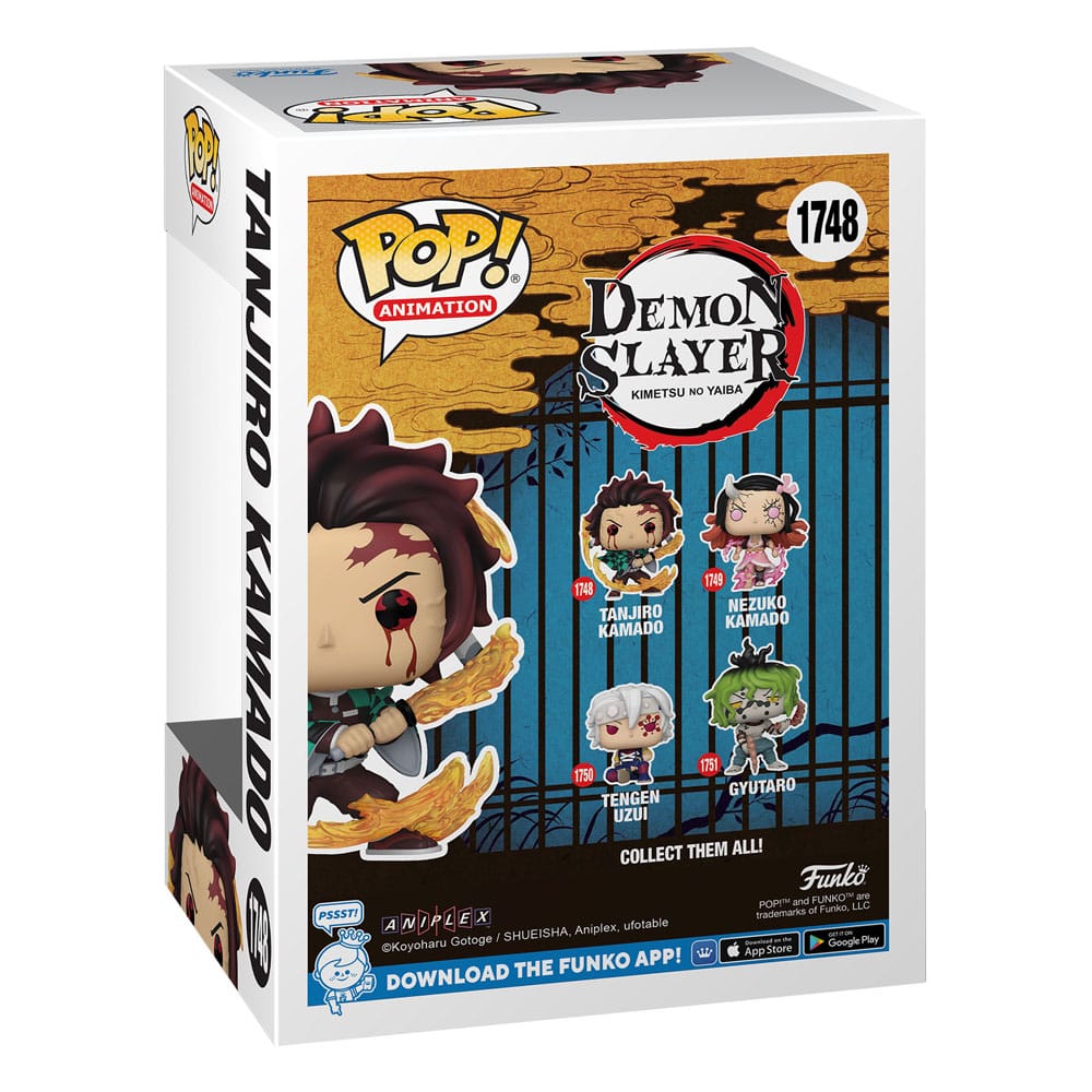 Demon Slayer: Kimetsu no Yaiba POP! Animation Vinyl Figures Tanjiro (Sun Breathing) 9 cm