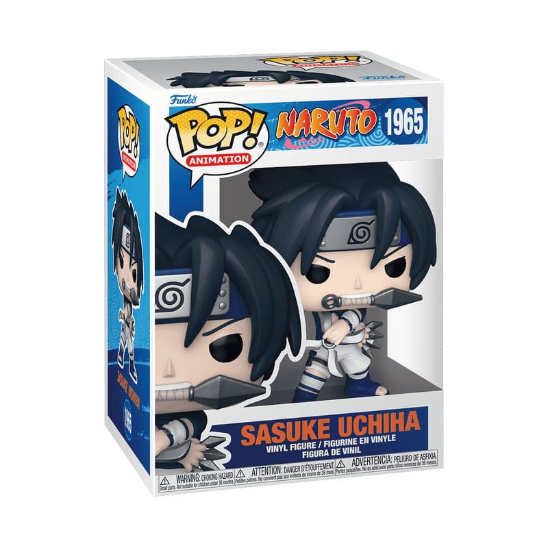 Naruto Classic Pop! Animation Vinyl Figure Sasuke 9 cm