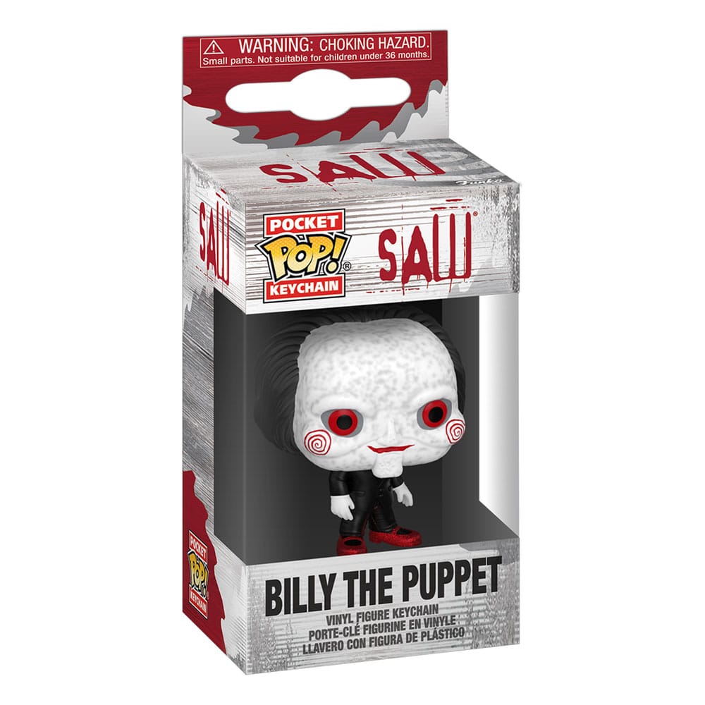 Saw Pocket POP! Vinyl Keychains 4 cm Billy the Puppet Display (12)