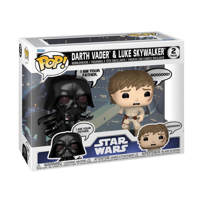 Star Wars: Sayings POP! Vinyl Figures 2-Pack Vader & Luke 9 cm