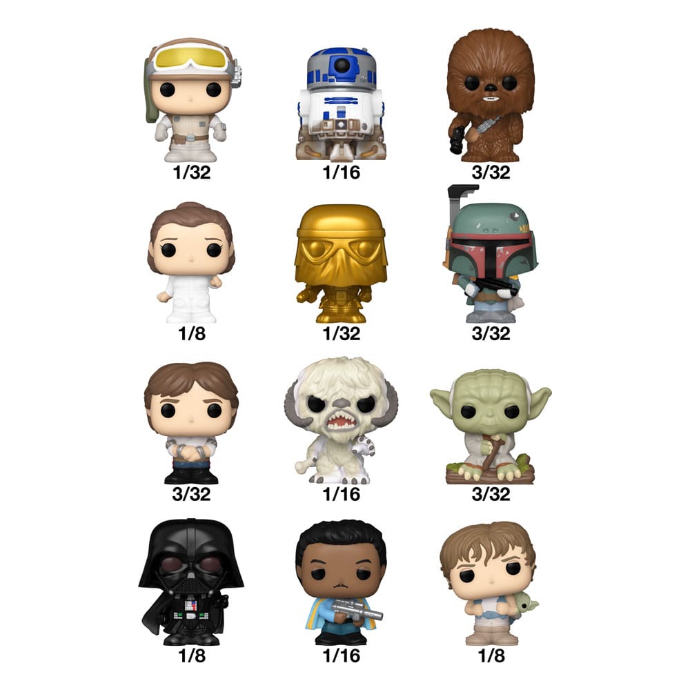 Star Wars  Bitty POP! Vinyl Figure Display (32) S2 PDQ 2,5 cm