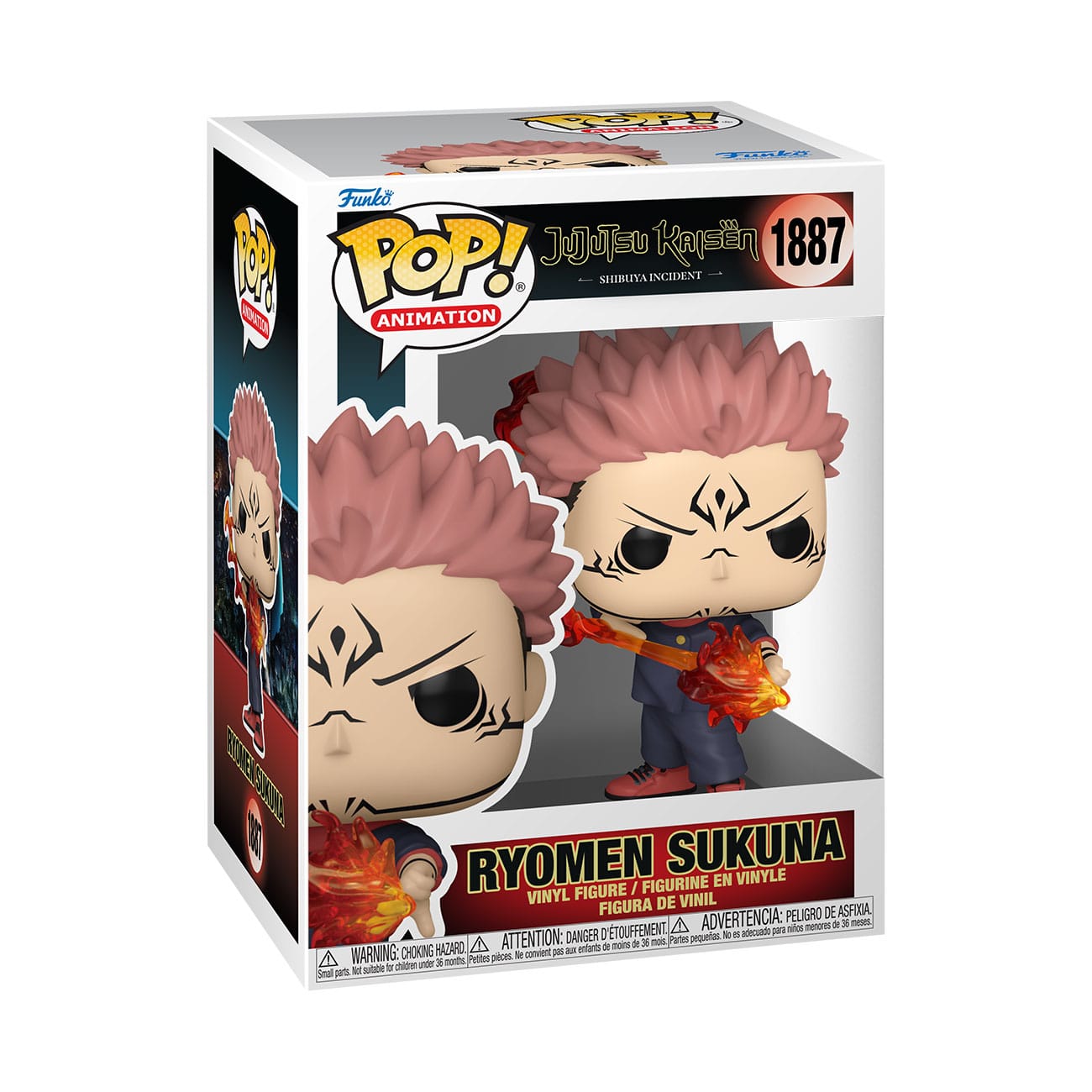 Jujutsu Kaisen POP! Animation Vinyl Figures Sukuna (Fire Arrow) 9 cm