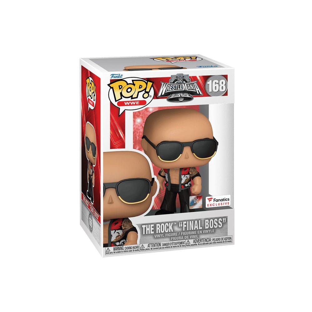 WWE POP! Vinyl Figure The Rock- Final Boss (WrestleMania 40) 9 cm