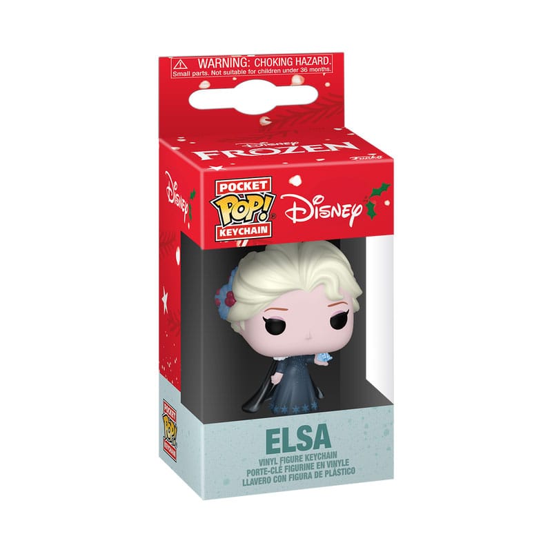 Disney Princess POP! Vinyl Keychains 4 cm Holiday Elsa Display (12)