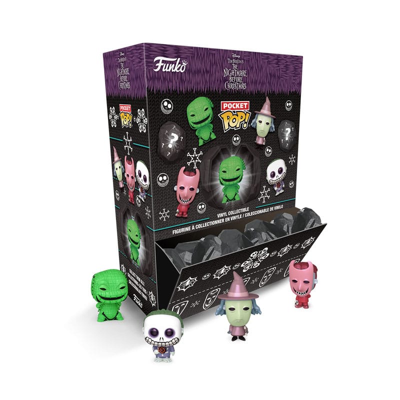 Nightmare before Christmas Pocket POP! Vinyl Figure Coal 4 cm Display (12)