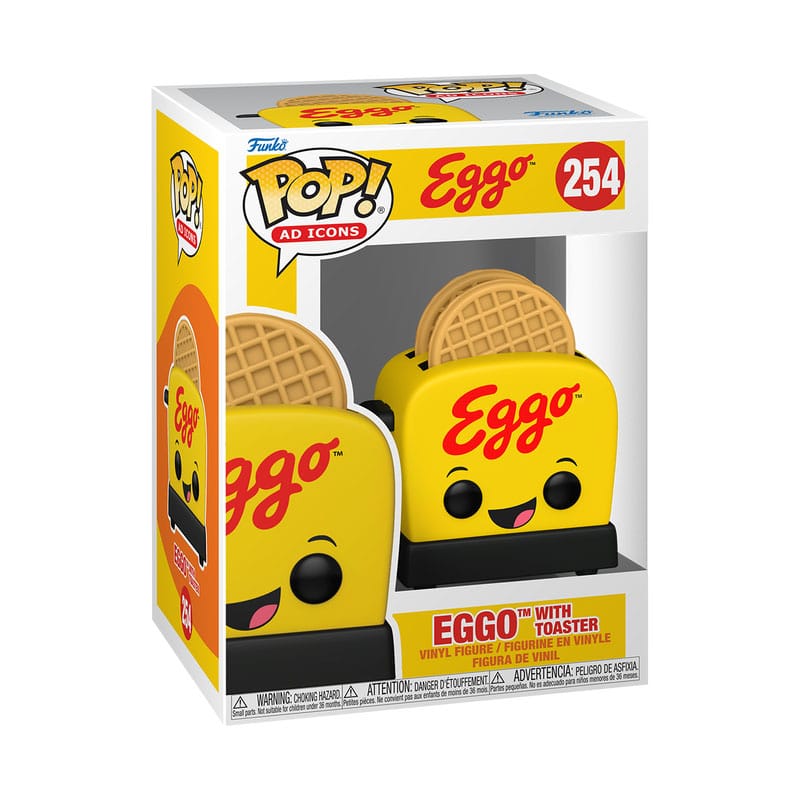 Kellogg's POP! Ad Icons Vinyl Figure Eggo w/ Toaster 9 cm