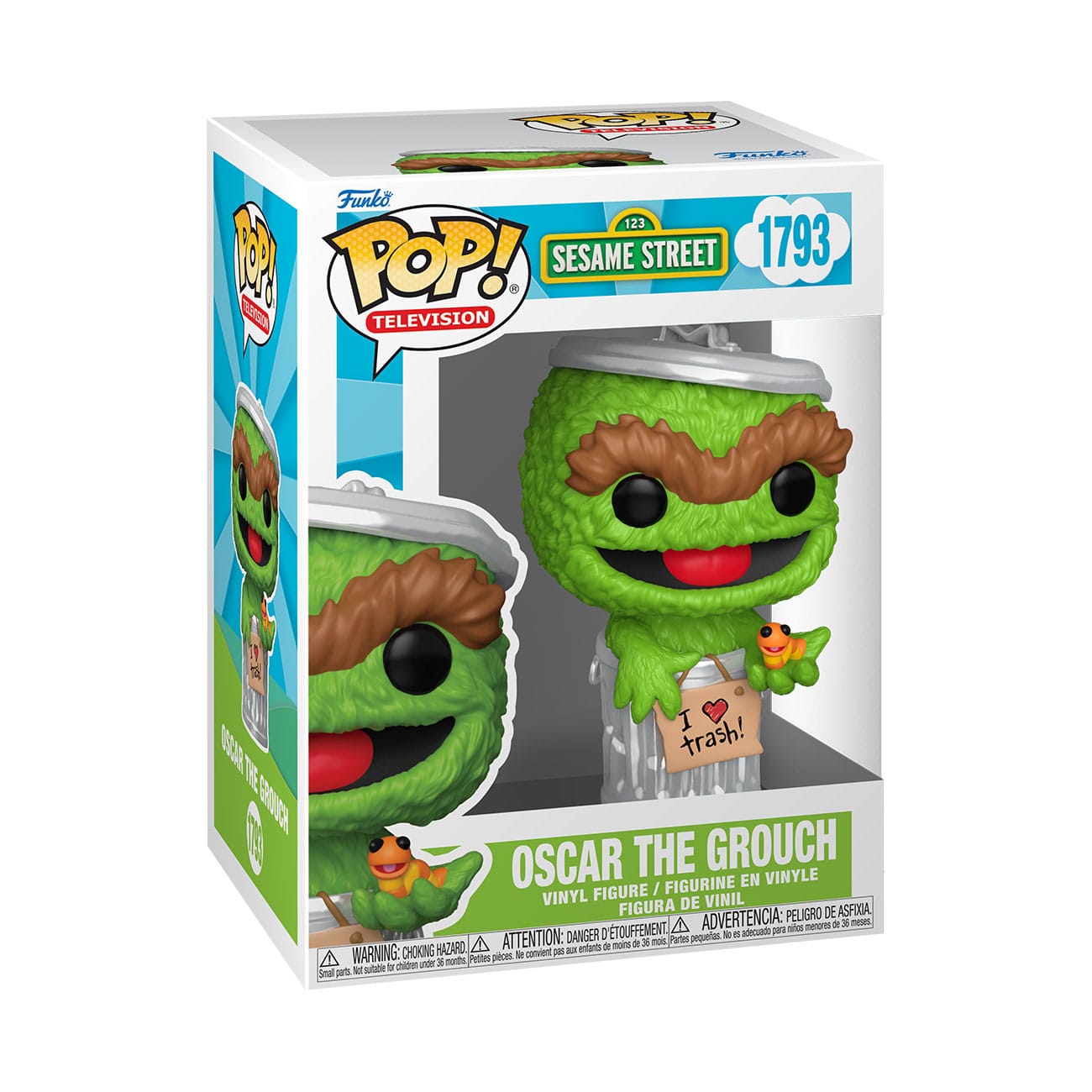 Sesame Street POP! TV Vinyl Figure Oscar the Grouch 9 cm