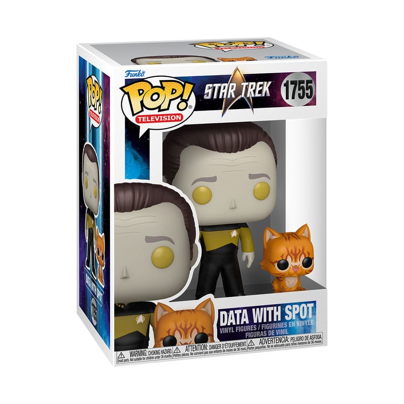Star Trek POP!&Buddy TV Vinyl Figure STNXTGen- Data w/spot 9 cm