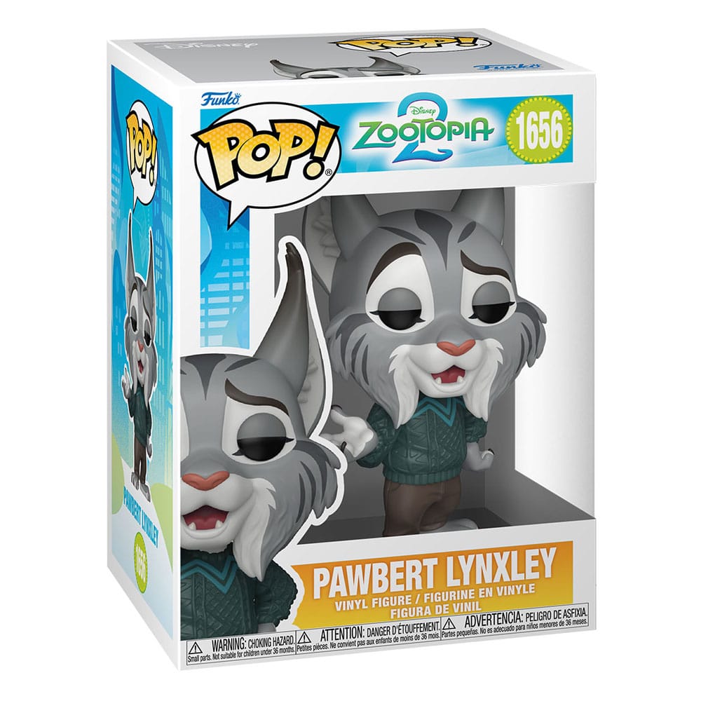 Zootopia 2 POP! Movies Vinyl Figure Pawbert Lynxley 9 cm
