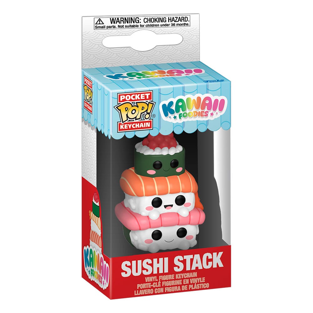 Kawaii Foodies Pocket POP! Vinyl Keychains 4 cm Sushi Stack Display (12)