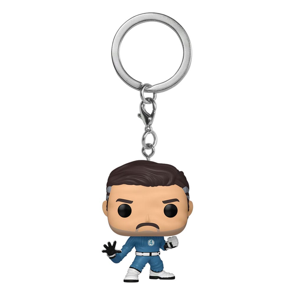 The Fantastic Four: First Steps POP! Vinyl Keychains 4 cm Mister Fantastic Display (12)