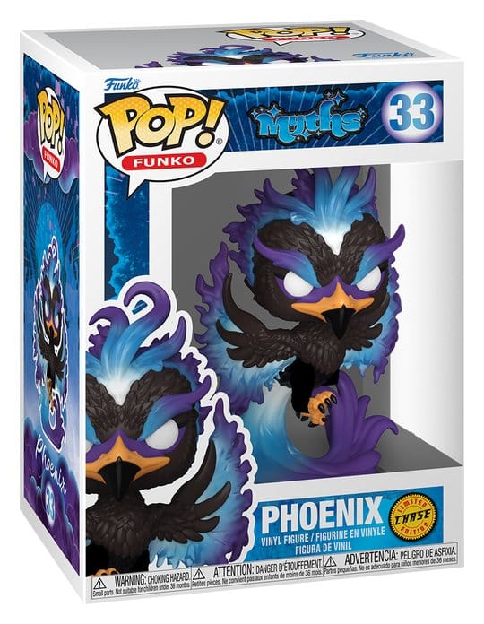 Funko-Legacy POP! Myths Vinyl Figures Phoenix w/Chase 9 cm Assortment (6)