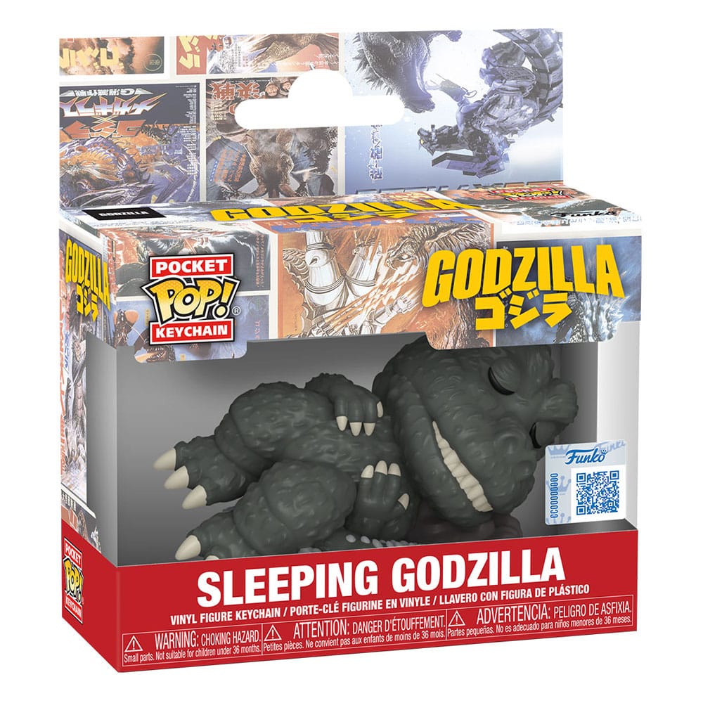 Godzilla Pocket POP! Vinyl Keychains 4 cm Sleeping Godzilla Display (12)