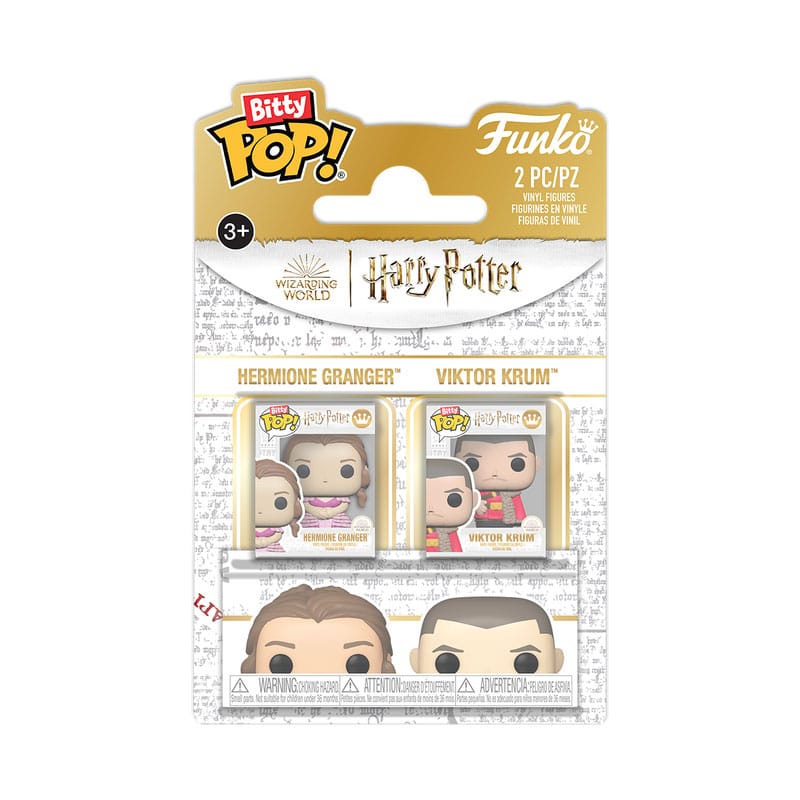 Harry Potter Bitty POP! Vinyl Figure 2-Pack Hermione & Krum 2,5 cm