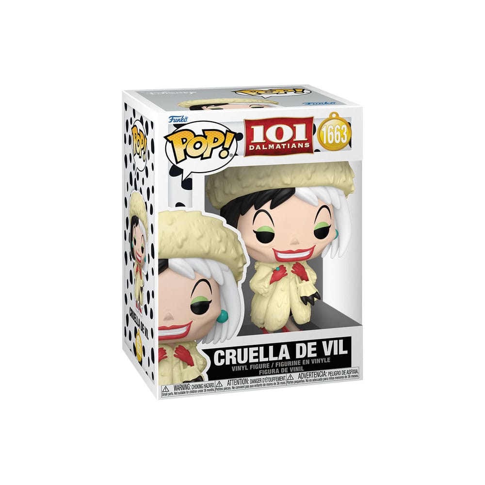 One Hundred and One Dalmatians POP! Vinyl Figures Cruella De Vil with Chase 9 cm Assortment (6)