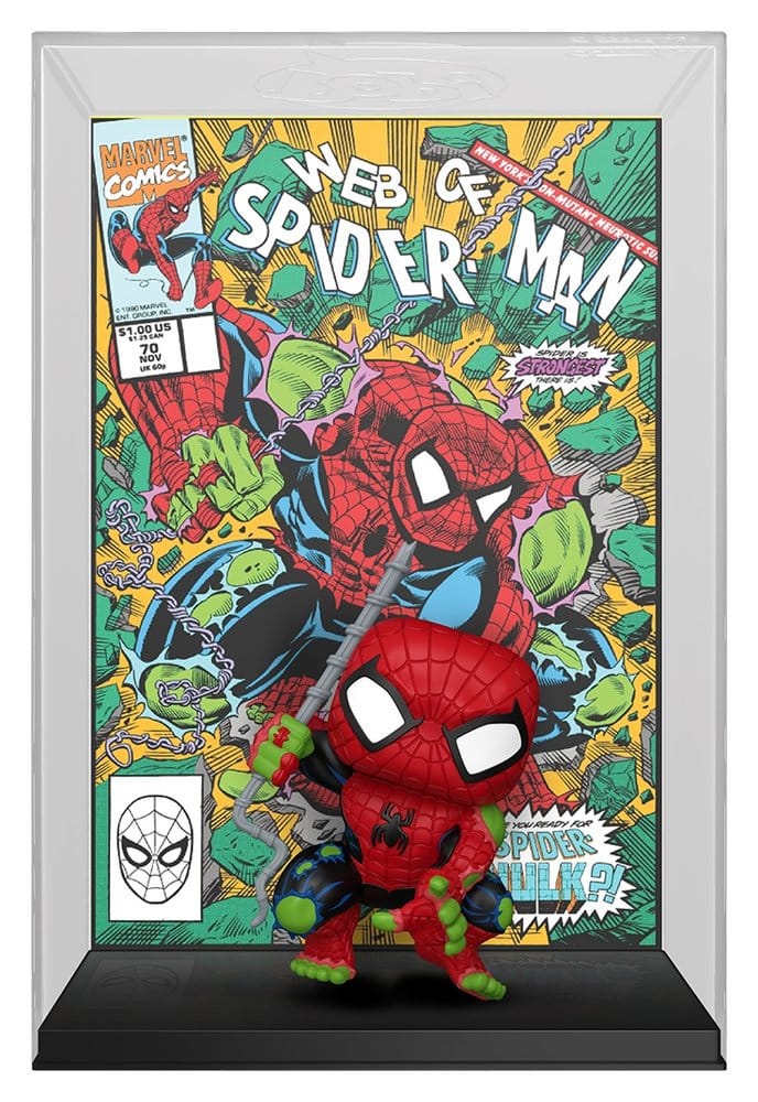 Marvel POP! Comic Covers Vinyl Figure Web of Spider-Man #70 (Spider-Hulk) 9 cm