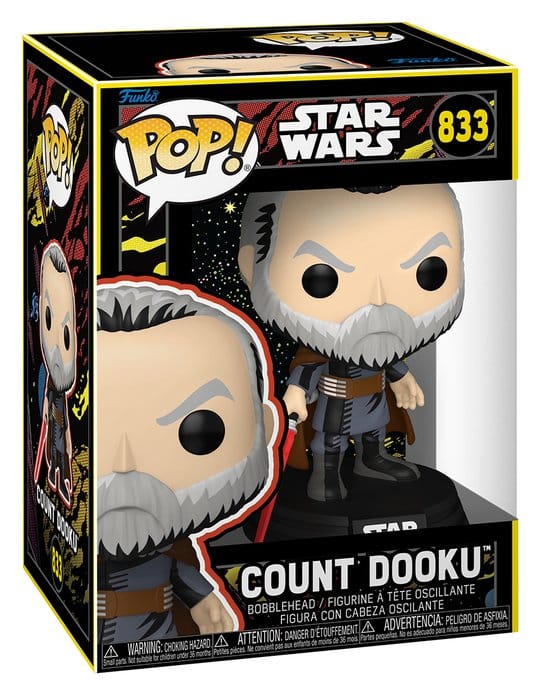 Star Wars: May the Fourth POP! Nooks Vinyl Figure Count Dooku (Retro) 9 cm