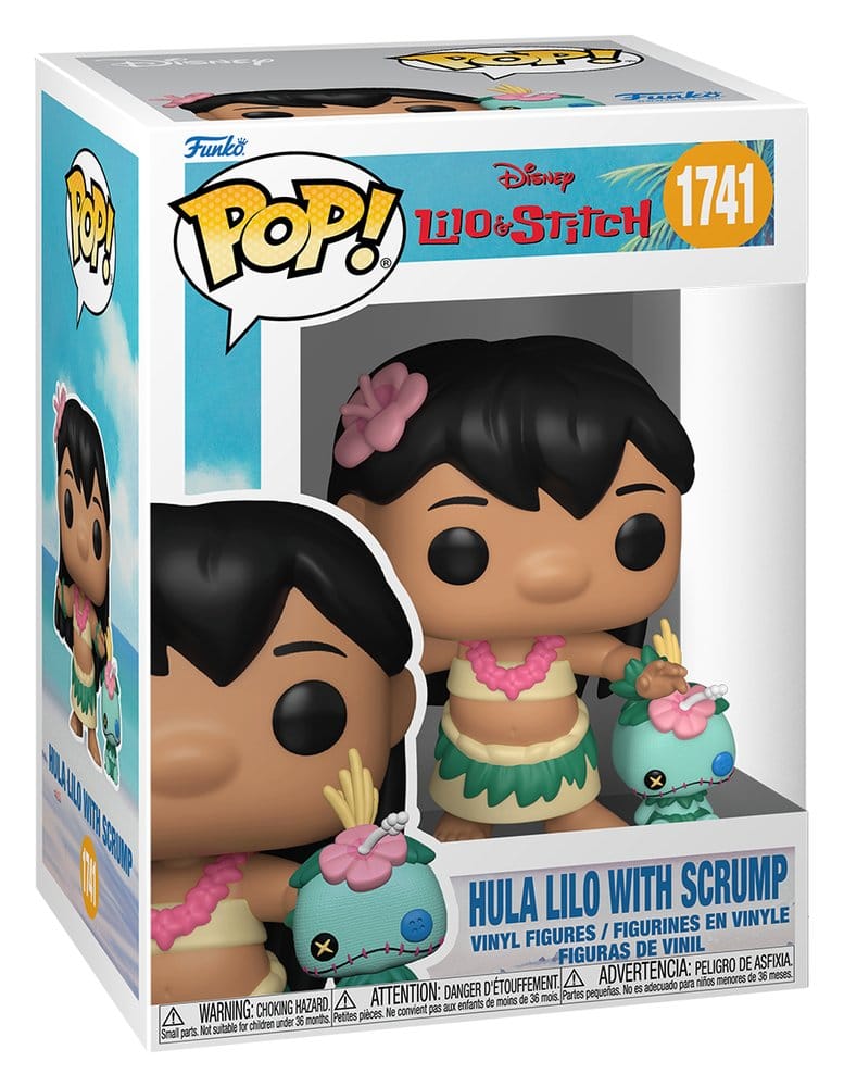 Lilo & Stitch POP! Vinyl Figure Hula Lilo with Scrump 9 cm