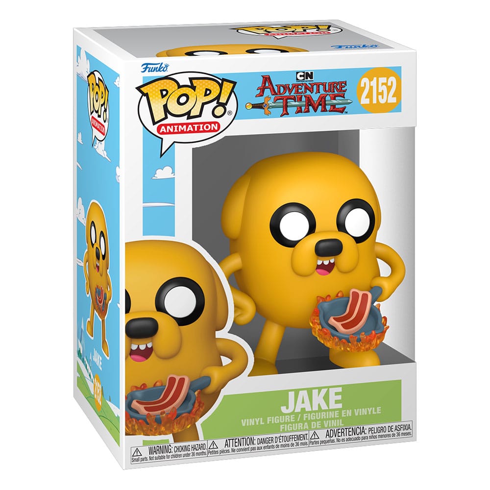 Adventure Time POP! Animation Vinyl Figure Jake with Bacon Pancakes 9 cm