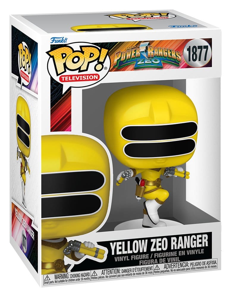 Power Rangers Zeo POP! Movies Vinyl Figures Zeo Ranger Yellow 9 cm