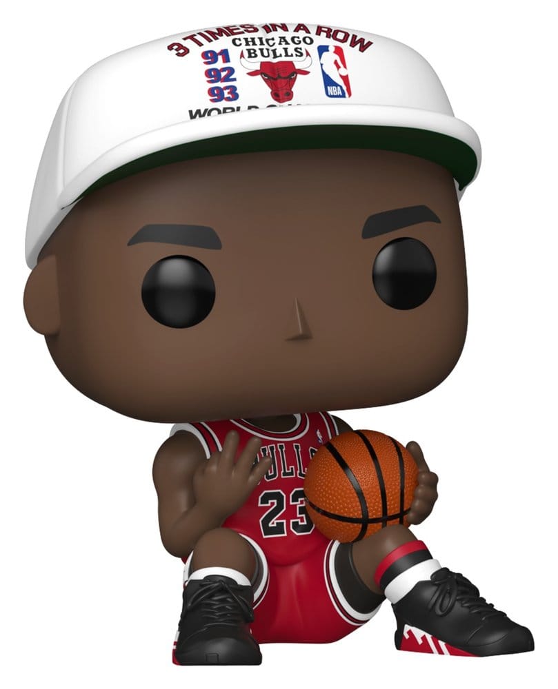 NBA Legends POP! Sports Vinyl Figure Chicago Bulls: Michael Jordan 3 Times in a Row 9 cm