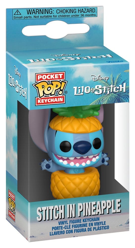 Lilo&Stitch POP! Vinyl Keychains 4 cm Stitch in pineapple Display (12)