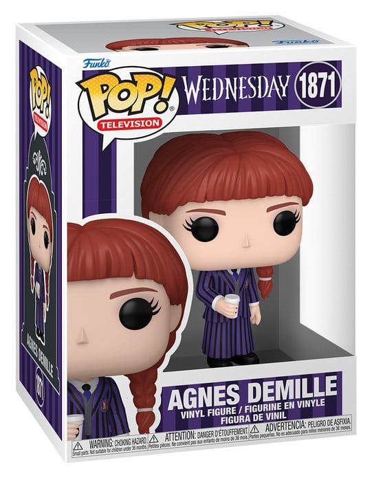 Wednesday POP! TV Vinyl Figure Agnes Demille 9 cm