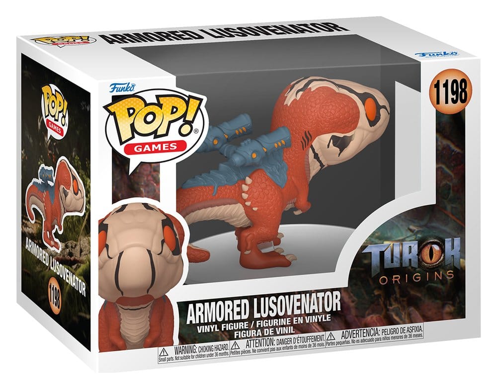 Turok POP! Games Vinyl Figure Armored Lusovenator 9 cm