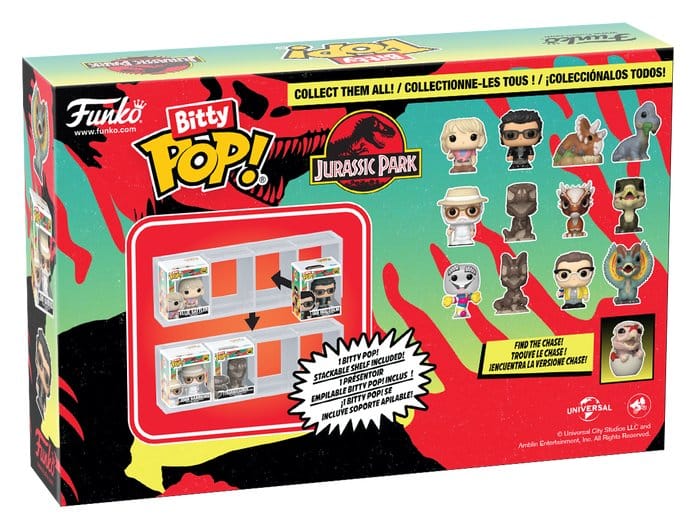 Jurassic Park Bitty POP! Vinyl Figure 4-Pack Triceratops 2,5 cm