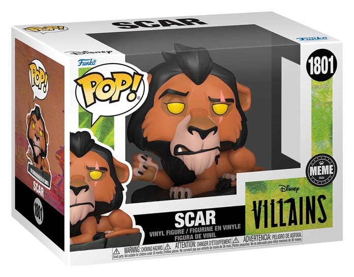 The Lion King POP! Meme Vinyl Figure Lion King (Scar) 9 cm