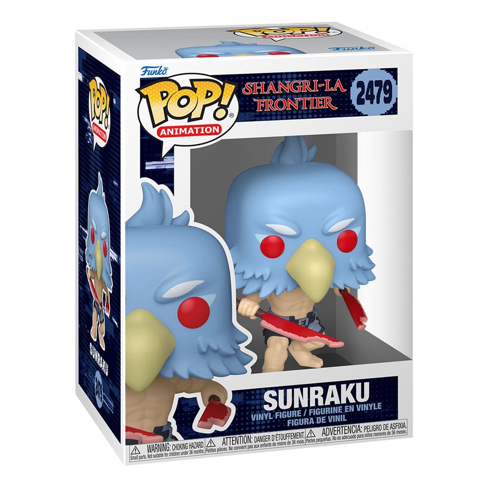 Shangri-La Frontier POP! Animation Vinyl Figures Sunraku with Chase 9 cm Assortment (6)