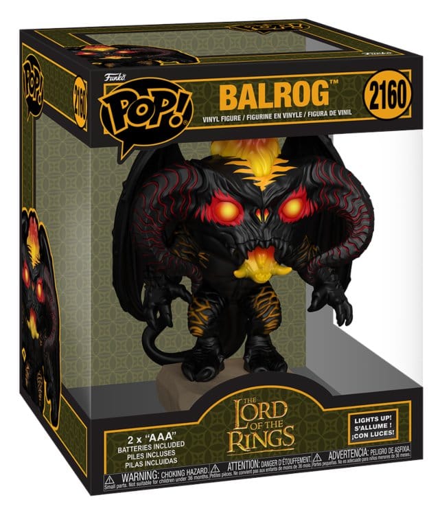 The Lord of the Rings Super Sized POP! Animation Vinyl Figure Balrog 15 cm