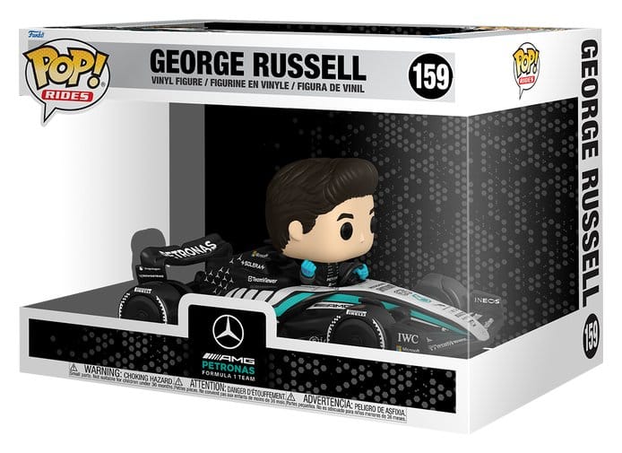 Formula 1 POP! Rides Super Deluxe Vinyl Figure Mercedes Benz - George Russell 15 cm