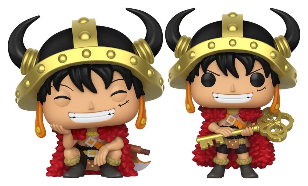 One Piece POP! Animation Vinyl Figures Luffy w/Chase 9 cm Assortment (6)