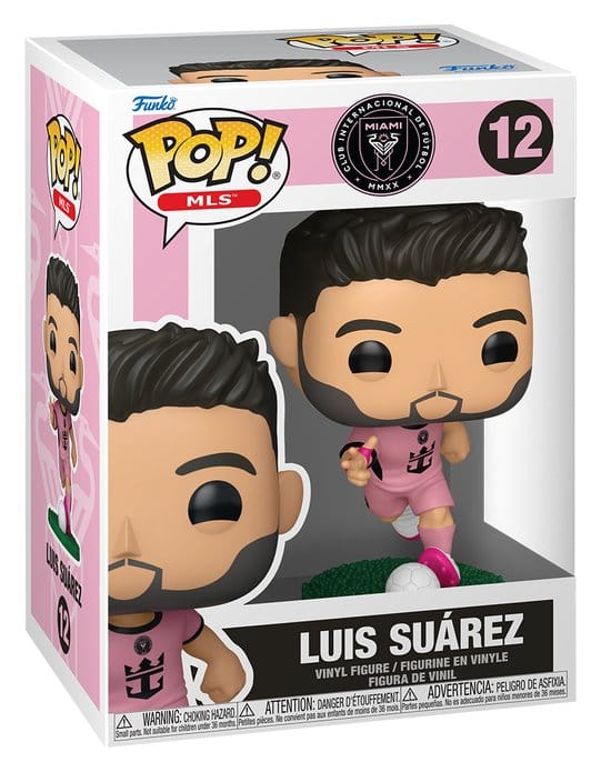 EFL POP! MLS Vinyl Figure Inter Miami CF - Luis Suarez (Pink) 9 cm