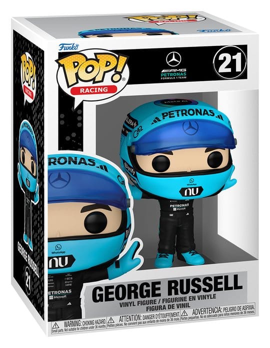 Formular 1 POP! Racing Vinyl Figure Mercedes Benz - George Russell (T-Pose) 9 cm