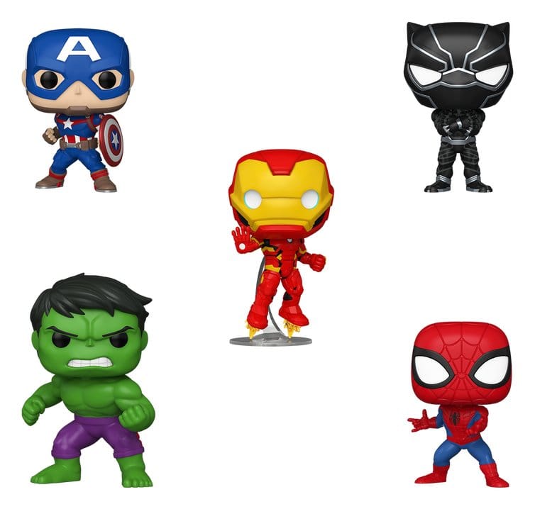 Marvel POP! Vinyl Figure 5-Pack Bundle 9 cm