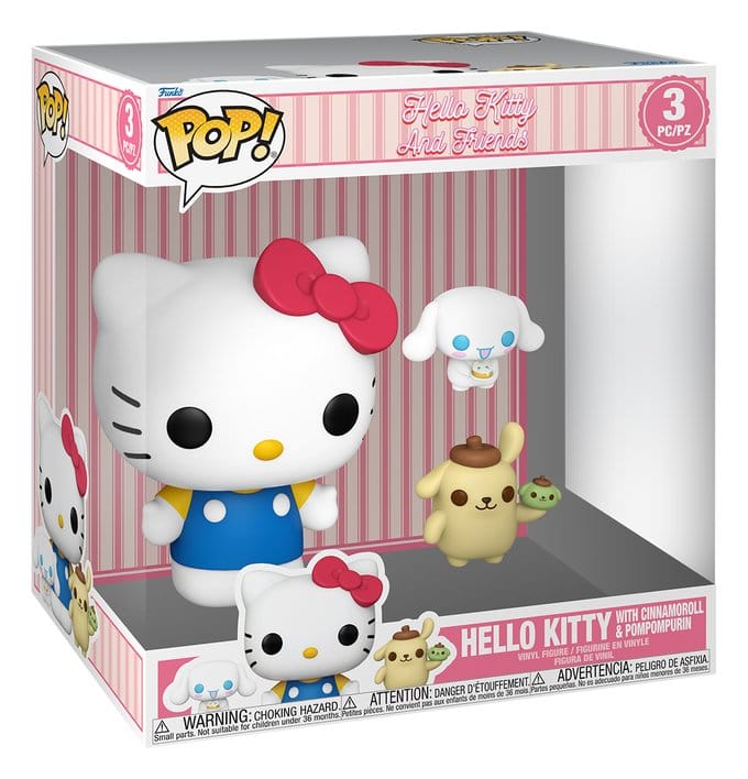 Hello Kitty Super Sized Jumbo POP! Vinyl Figure 3-Pack Bundle 25 cm